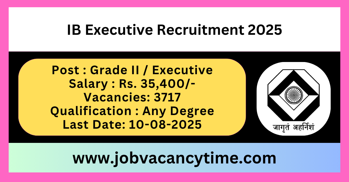IB Executive Recruitment 2025.
